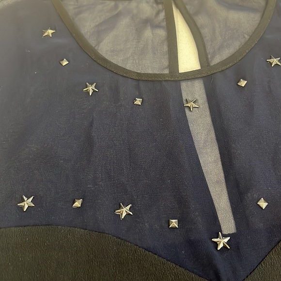 American Eagle Outfitters Sleeveless Top with Stars and Studs - Picture 2 of 7